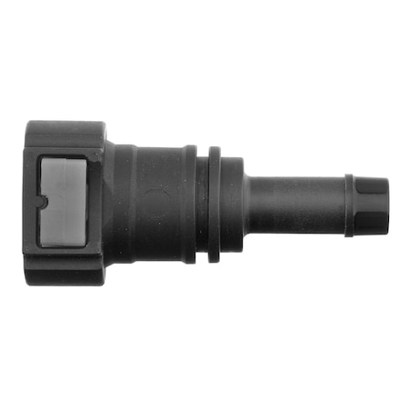 Ags Fuel Line Quick Connect-Straight Push-On 12mm Steel to 1/2 Nylon-, PK2 FLRQ-435